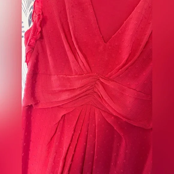 DKNY Pink Midi Dress Barbie Pink - Picture 4 of 8